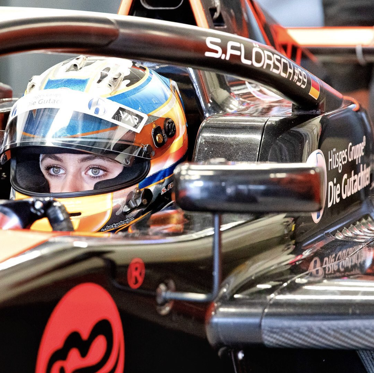 Germany-based racecar driver Sophia Floersch 
